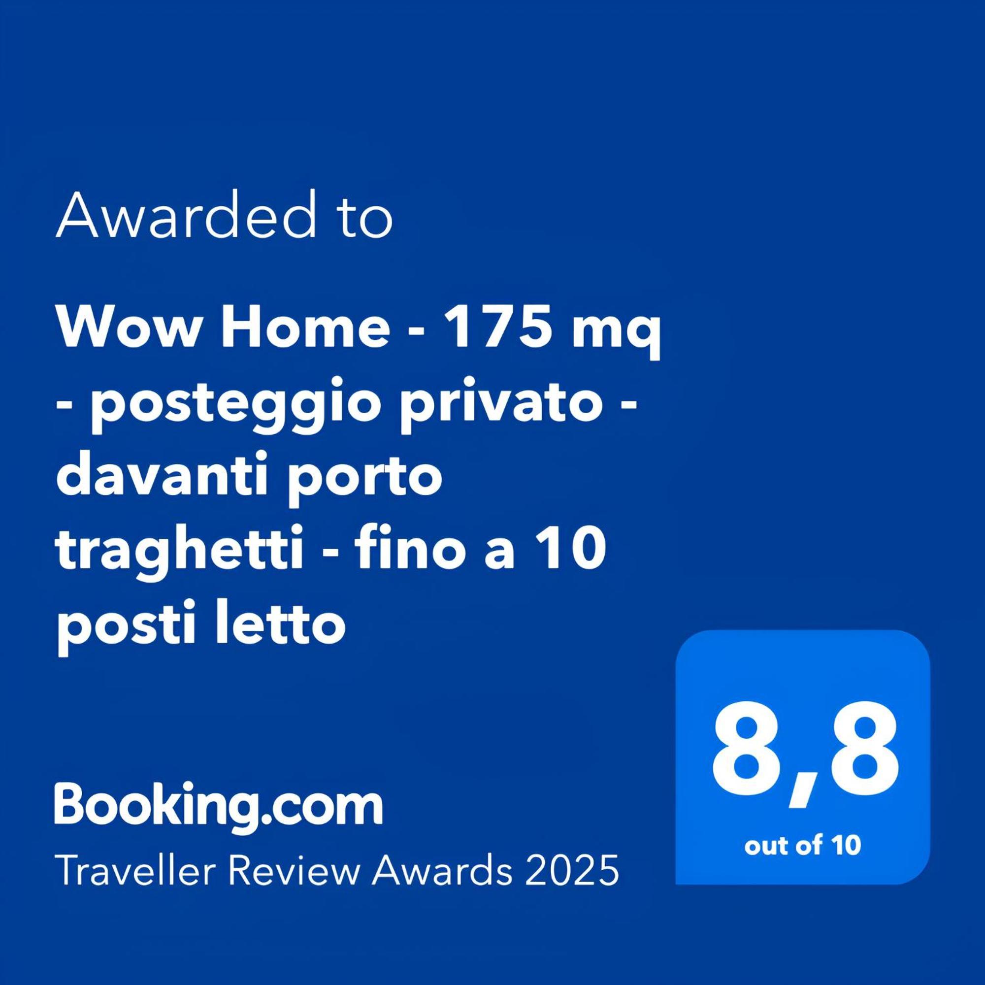 Wow Home - 175 Mq - Posteggio Privato - Davanti Porto Traghetti - Fino A 10 Posti Letto Γένοβα Εξωτερικό φωτογραφία